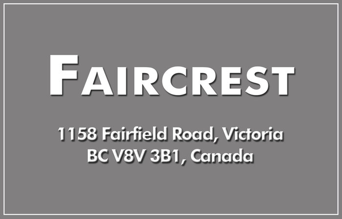 Faircrest 1158 Fairfield V8V 3B1