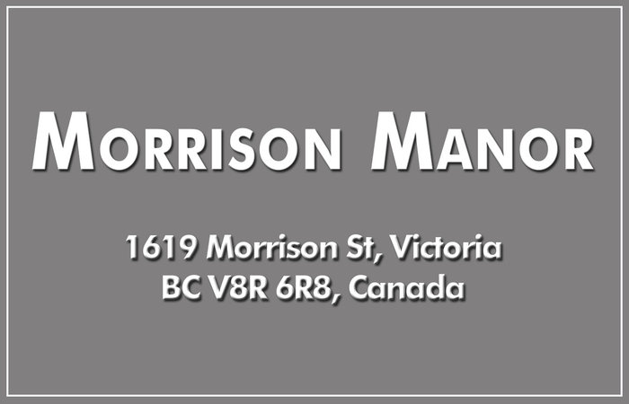 Morrison Manor 1619 Morrison V8R 6R8