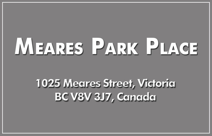 Meares Park Place 1025 Meares V8V 3J7