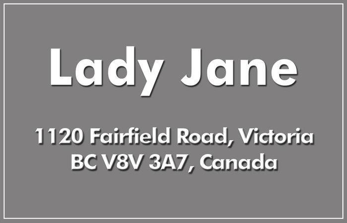 Lady Jane 1120 Fairfield V8V 3A7