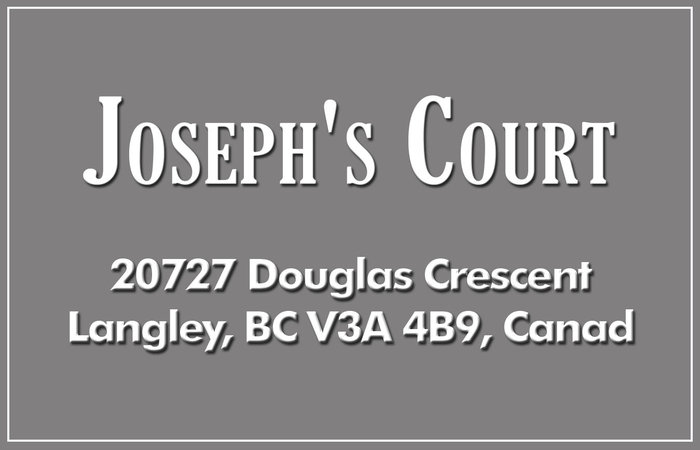 Joseph's Court 20727 DOUGLAS V3A 4C1