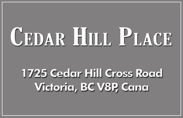 Cedar Hill Place 1725 Cedar Hill Cross V8P 2P8