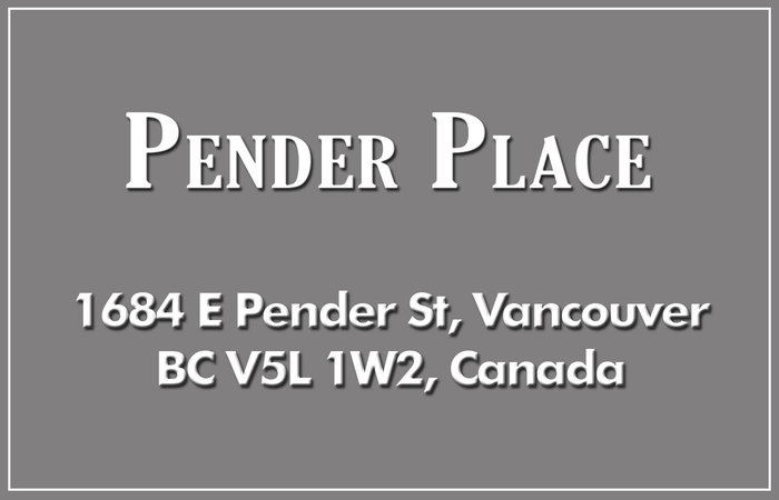 Pender Place 1684 PENDER V5L 1W3