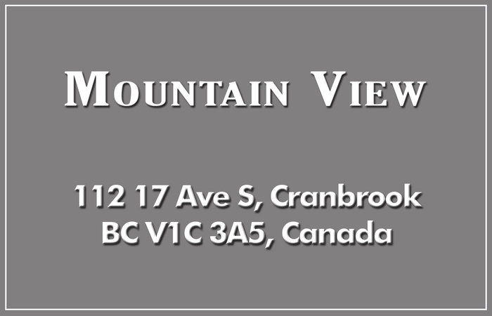 Mountain View 112 17TH V1C 3A5