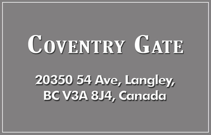 Coventry Gate 20350 54TH V3A 8J4