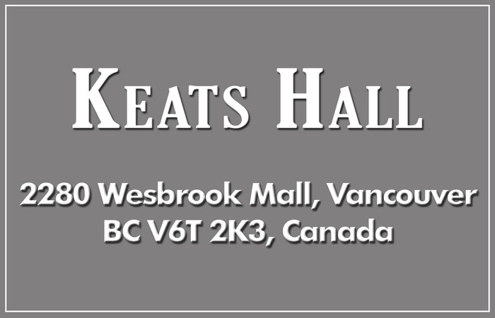Keats Hall 2280 WESBROOK V6T 2K3