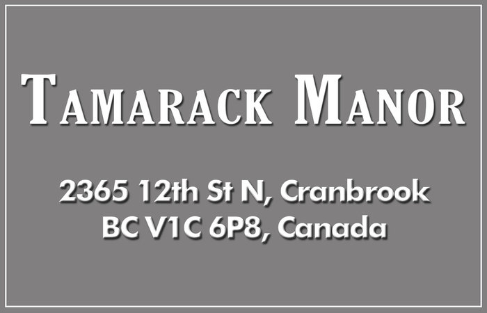 Tamarack Manor 2365 12TH V1C 6P8
