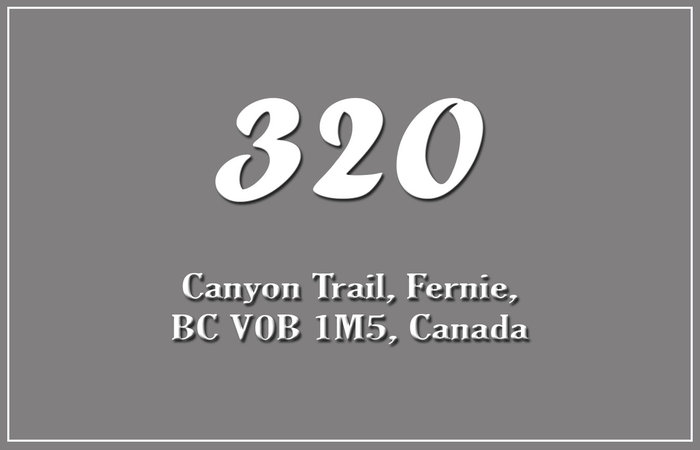 320 Canyon 320 CANYON V0B 1M0