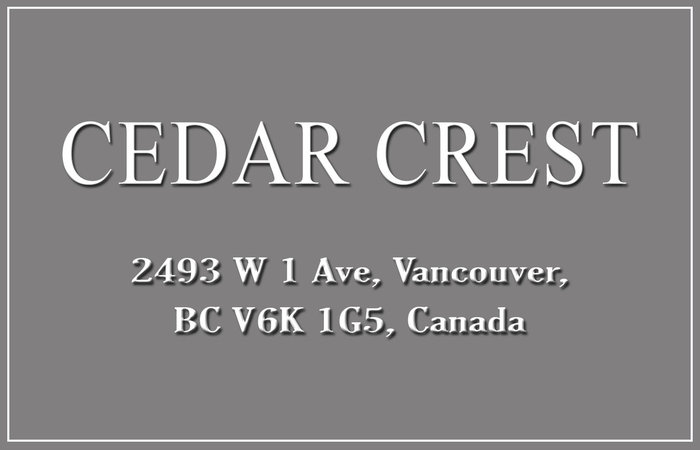 Cedar Crest 2493 1ST V6K 1G5