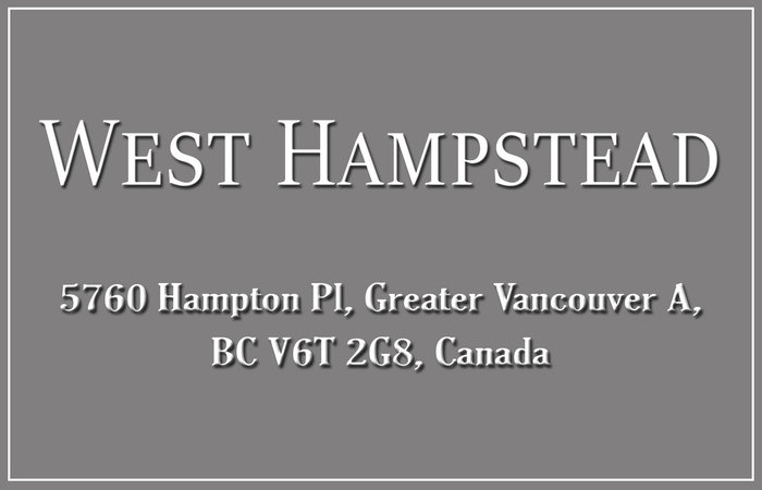 West Hampstead 5760 HAMPTON V6T 2G1