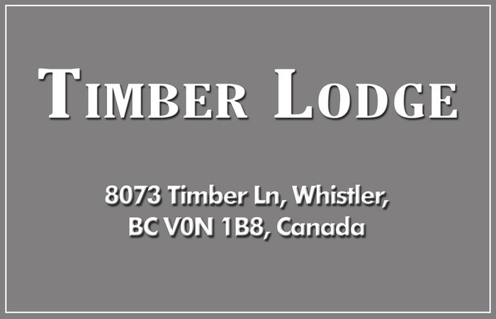 Timber Lodge 8073 TIMBER V0N 1B8