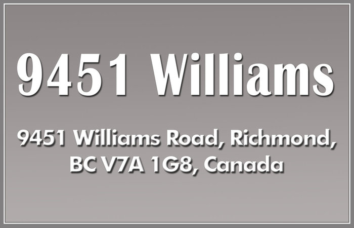 9451 Williams 9451 WILLIAMS V7A 1G8