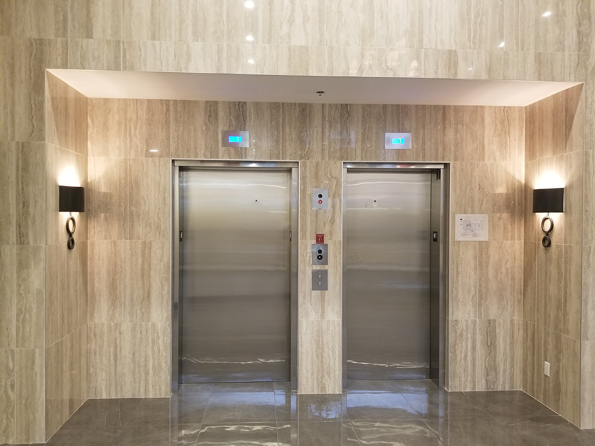 West 10th & Maple Lobby Elevators!