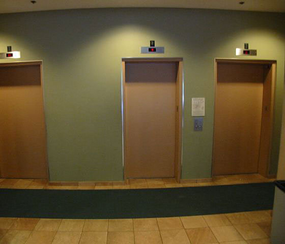 1188 Howe Lobby Elevators!