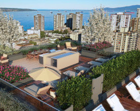 1385 Davie St, Vancouver, BC V6E 1N5, Canada Rooftop!