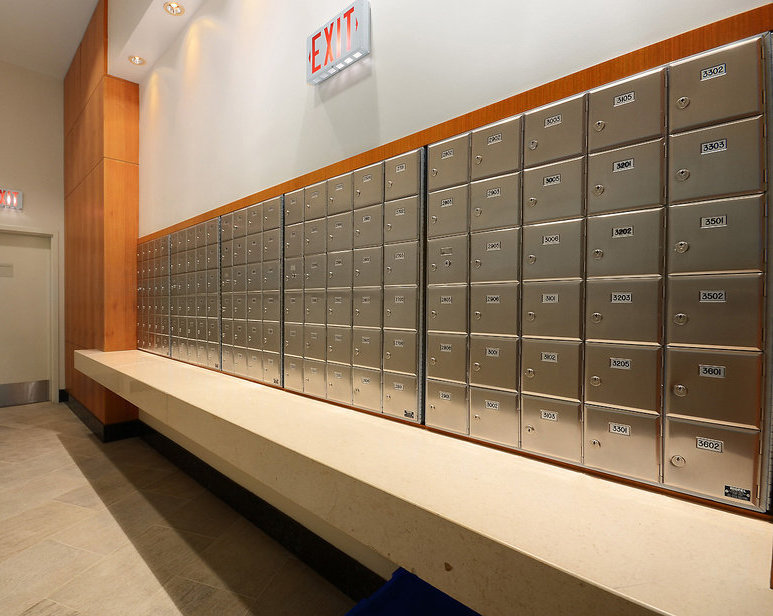 1201 Marinaside Mail Room!