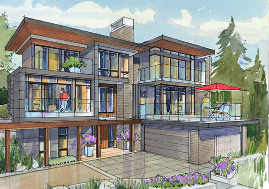 2981 Burfield Place, West Vancouver, BC V7S 0A9, Canada Illustration!