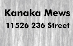 Kanaka Mews 11536 236TH V4R 2C6