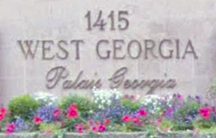 Palais Georgia 1415 GEORGIA V6G 3C8