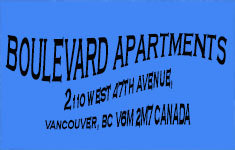 Boulevard Apartments No 3 Ltd 2110 47TH V6M 2M7