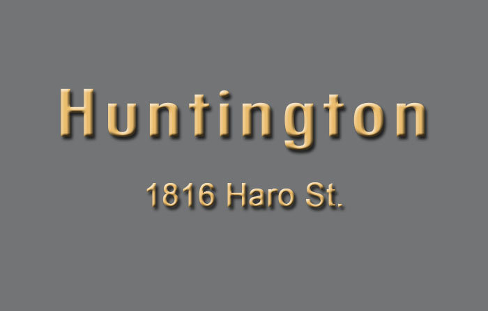 Huntington 1816 HARO V6G 2Y7