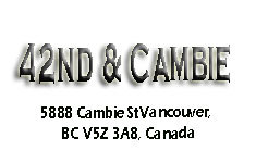 42nd & Cambie 5888 Cambie V5Z 3A8