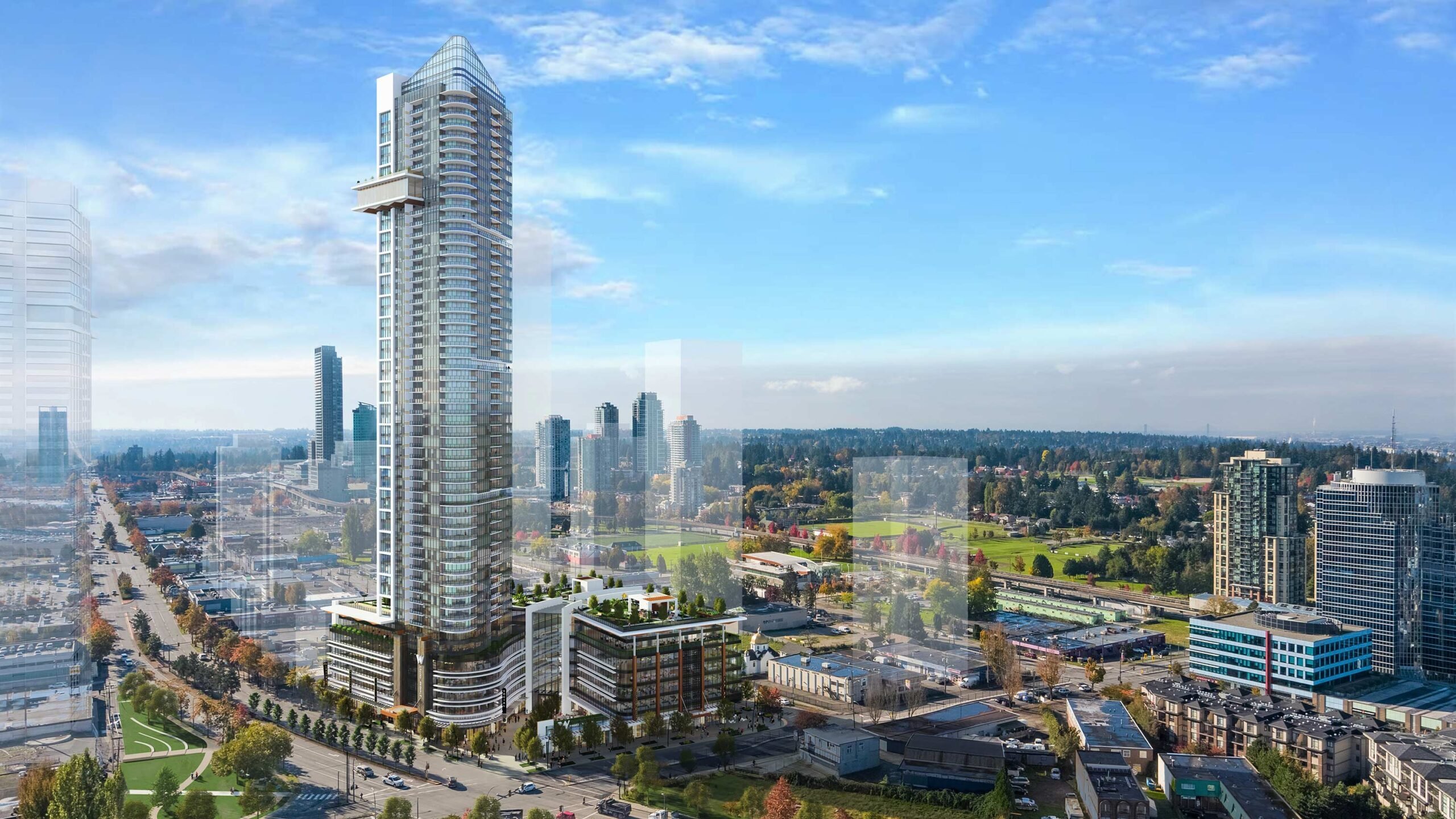 Whalley Station - 10761 King George Blvd - Rendering by Tien Sher Group of Companies!