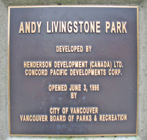 Main Image for Andy Livingstone Park, 89 Expo Boulevard