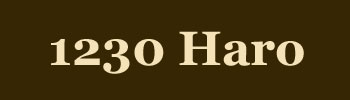 1230 Haro, 1230 Haro, BC