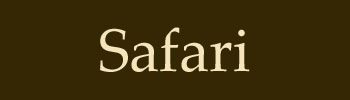 Safari, 1050 Chilco, BC