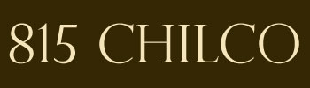815 Chilco, 815 Chilco, BC