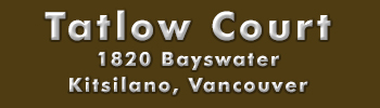 Tatlow Court, 1820 Bayswater Street, BC