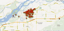 Chilliwack is the second largest city in the Fraser Valley Regional District after Abbotsford. The city is surrounded by mountains and recreational areas such as Cultus Lake and Chilliwack Lake Provincial Parks. There are many outdoor opportunities in the area, including hiking, horseback riding, biking, camping, fishing, and golf. Chilliwack is the location of the head offices of the Fraser Valley Regional District. In 1857, gold was discovered in the Fraser Canyon. By 1858, over 30,000 gold miners had trekked to the goldfields, most travelling through the Chilliwack area. By the mid 1860's several farms had grown up around the steamboat landings on the Fraser River called Miller's Landing, Sumas Landing and Chilliwack Landing. The Township of Chilliwack was incorporated in 1873, the third municipality in British Columbia. Initial settlement was along the Fraser River at Chilliwack Landing. Steamboats were the main mode of transportation, carrying goods and passengers between Chilliwack and New Westminster.