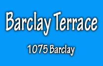 Barclay Terrace 1075 BARCLAY V6E 1G5