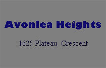 Avonlea Heights 1625 Plateau V3E 3B3
