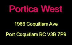 Portica West 1966 COQUITLAM V3B 7P8