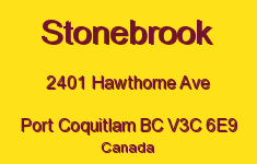 Stonebrook 2401 HAWTHORNE V3C 6E9