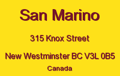 San Marino 315 KNOX V3L 0B5