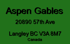 Aspen Gables 20890 57TH V3A 8M7