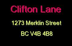 Clifton Lane 1273 MERKLIN V4B 4B8