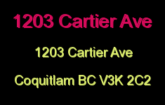 1203 Cartier Ave 1203 CARTIER V3K 2C2