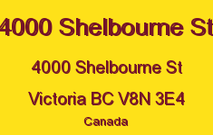 4000 Shelbourne St 4000 Shelbourne V8N 3E4