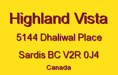 Highland Vista 5144 DHALIWAL V2R 0J4