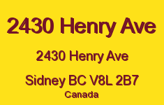 2430 Henry Ave 2430 Henry V8L 2B7