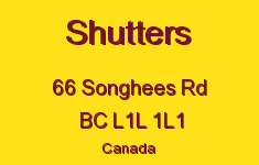 Shutters 66 Songhees L1L 1L1