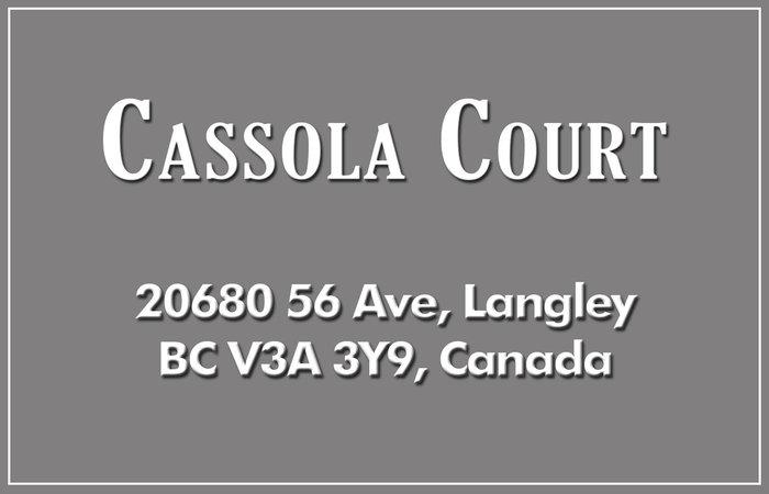 Cassola Court 20680 56TH V3A 3Z1
