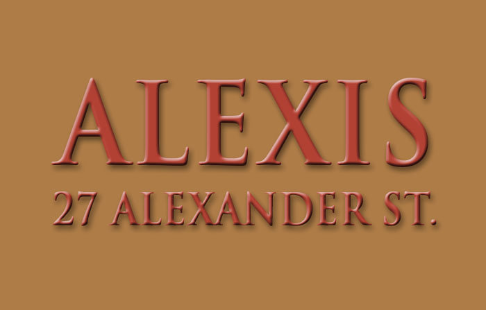 Alexis 27 ALEXANDER V6A 1B2